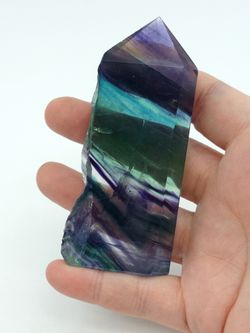 Fluorita semi pulida