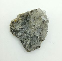 Fluorita transparente con Barita