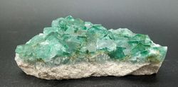 Fluorita Verde agrupación de cristales