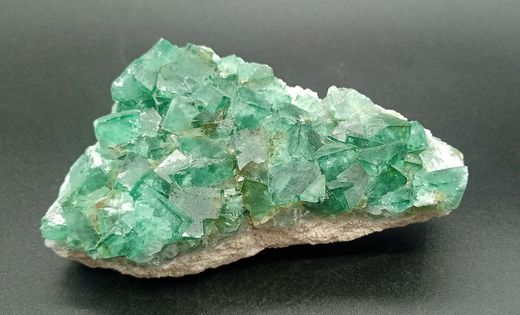 Fluorita Verde agrupación de cristales