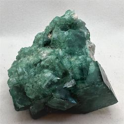 Fluorita verde cristales en drusa
