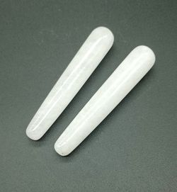 Gua Sha Masaje stick de Cuarzo cristal de roca
