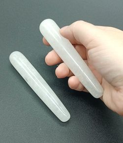 Gua Sha Masaje stick de Cuarzo cristal de roca