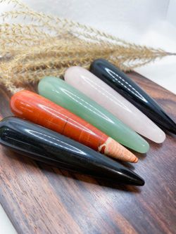 Gua Sha Masaje "stick" de Cuarzo verde