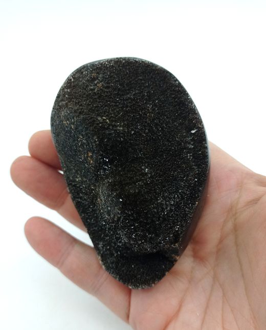 Huevo Septaria con drusa de Calcita