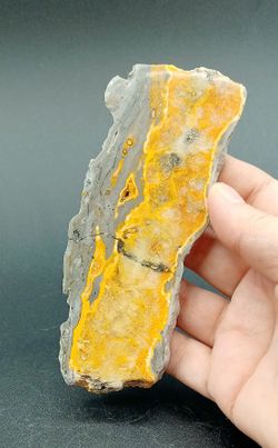 Jaspe abejorro (Piedra Eclipse). Placa pulida