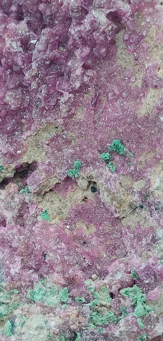 Kolwezita y Dolomita Cobaltífera