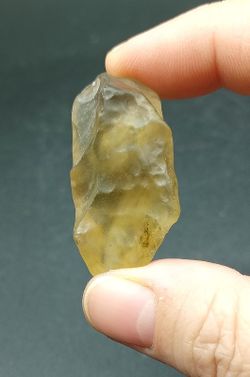 Libyan glass (Impactita) - Meteorito vítreo