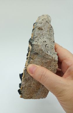 Magnetita cristalizada con Albita