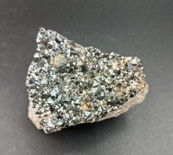 Magnetita grupo de cristales octaédricos