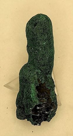 Malaquita (formación en estalactita)