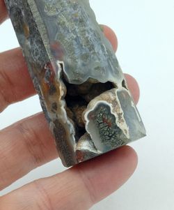 Marcasita con Geoda de Calcedonia