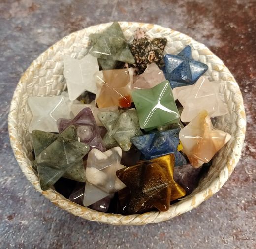 Merkaba en minerales varios
