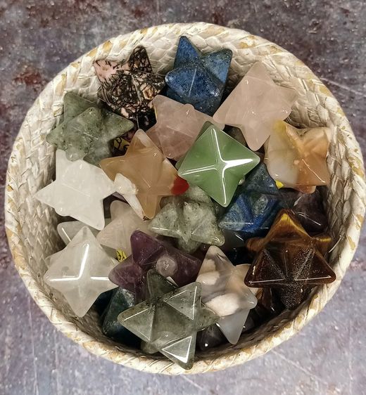 Merkaba en minerales varios
