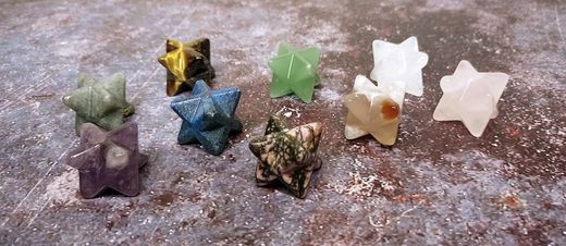 Merkaba en minerales varios