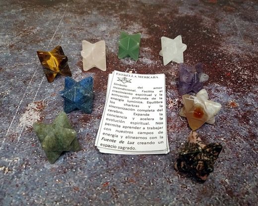 Merkaba en minerales varios