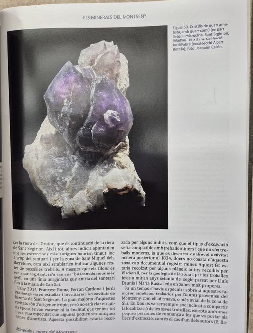 Minerals i Mines del Montseny