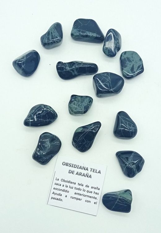 Rodados de Obsidiana Tela de Araña
