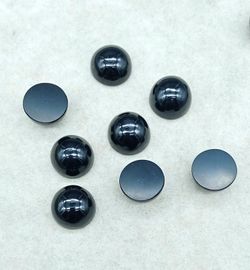 Omi "ombliguera" de obsidiana negra