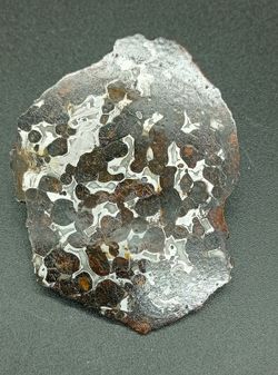 Pallasita (Meteorito férrico con Cristales de olivino)