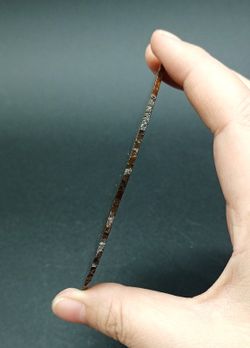 Pallasita (Meteorito férrico con Cristales de olivino)