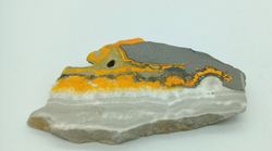 Piedra Eclipse (Jaspe abejorro). Placa