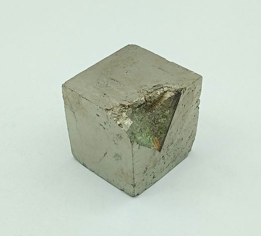 Pirita cubo cristal individual