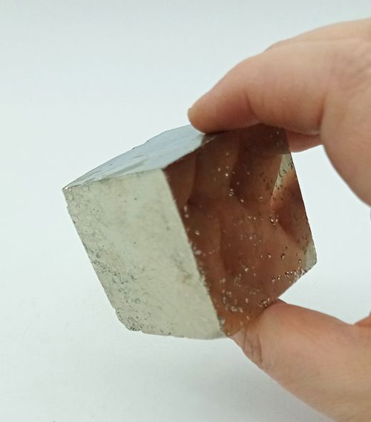 Pirita cubo cristal individual
