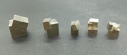 Pirita cubo. Lote de 5 piezas - Ref.J9