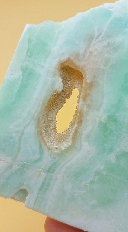 Placa Aragonito azul