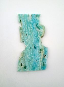 Placa de Aragonito azul
