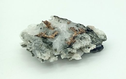 Plata nativa sobre matriz