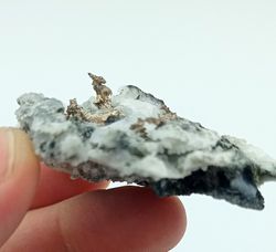 Plata nativa sobre matriz