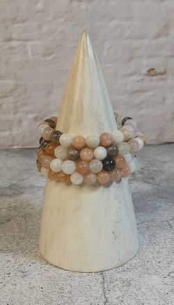 Pulsera Adularia en bola de 8 mm