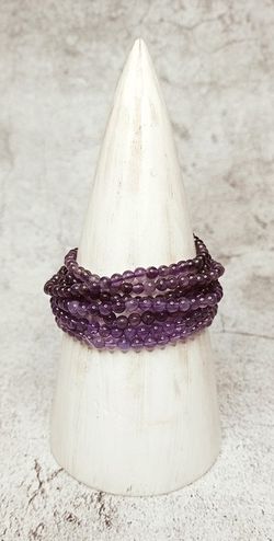 Pulsera Amatista bola 4mm