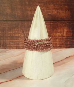 Pulsera bola 4mm de Rubelita