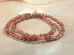 Pulsera bola 4mm de Rubelita