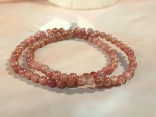 Pulsera bola 4mm de Rubelita