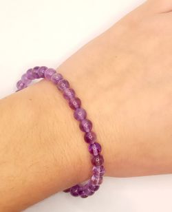Pulsera bola 6mm de Amatista