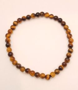 Pulsera bola 4mm de Ojo de tigre