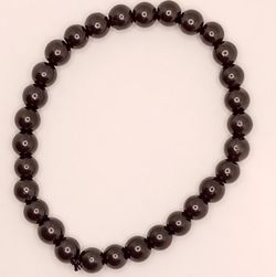 Pulsera bola 6mm de Shungita