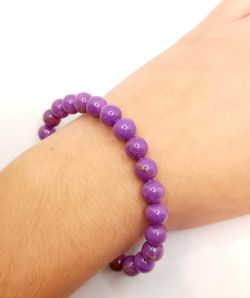 Pulsera bola 9mm de Fosfosiderita