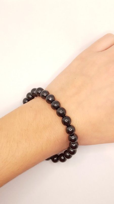 Pulsera bola 8mm de Shungita