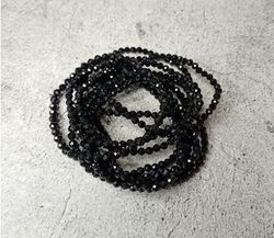 Pulsera de Espinela con cuentas facetadas de 4 mm