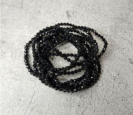 Pulsera de Espinela con cuentas facetadas de 4 mm