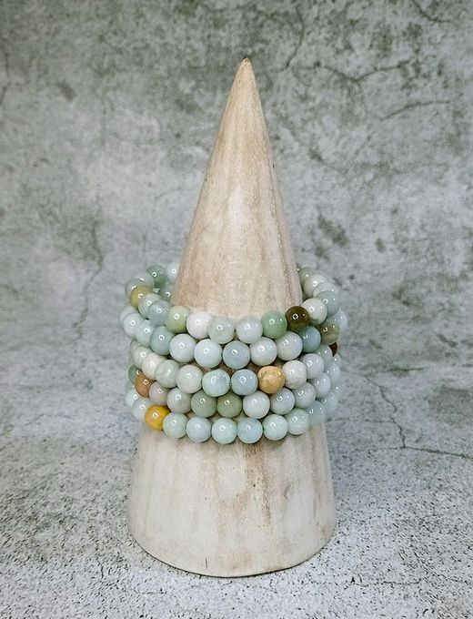 Pulsera de Jade en bola de 8mm