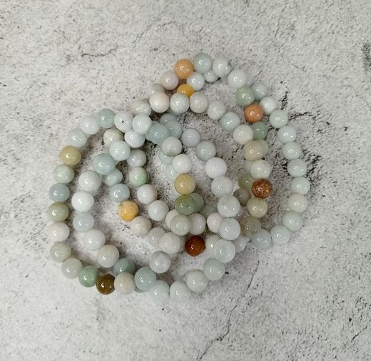 Pulsera de Jade en bola de 8mm