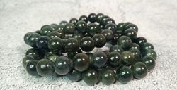 Pulsera de Jade Nefrita en bola de 8mm