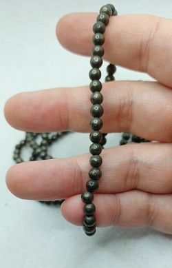Pulsera de Pirita en bola de 4 mm