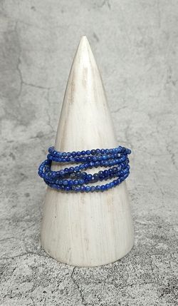 Pulsera Lapislázuli en bola de 3-4 mm
